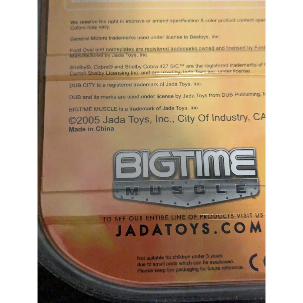 New Jada Toys Dub City Big Time Muscle 1971 Chevy Camaro 1/64 Scale 2005